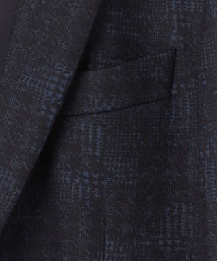 JOSEPH HOMME パッチジャガードジャージー　ジャケット ネイビー系3