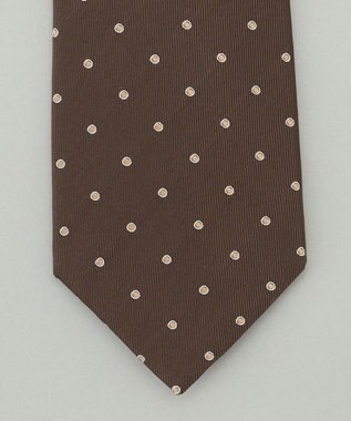 GOTAIRIKU 【日本製】西陣ネクタイ＿BROWN ダークブラウン系6