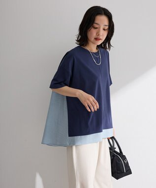 Green Parks バックタックドッキングプルオーバー Navy