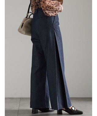 Te chichi サイドタックデザインパンツ《2025Autumn catalog vol.2 item》 ブルー