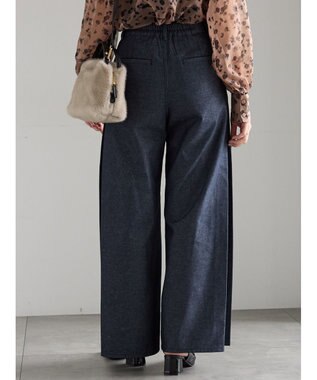 Te chichi サイドタックデザインパンツ《2025Autumn catalog vol.2 item》 ブルー