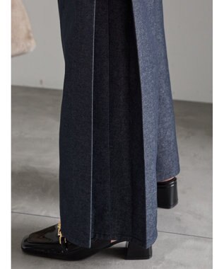 Te chichi サイドタックデザインパンツ《2025Autumn catalog vol.2 item》 ブルー