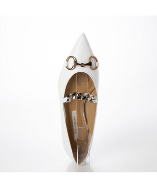 MODE ET JACOMO <MODE ET JACOMO>ポインテッドトゥメリージェーンパンプス ホワイト