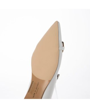 MODE ET JACOMO <MODE ET JACOMO>ポインテッドトゥメリージェーンパンプス ホワイト