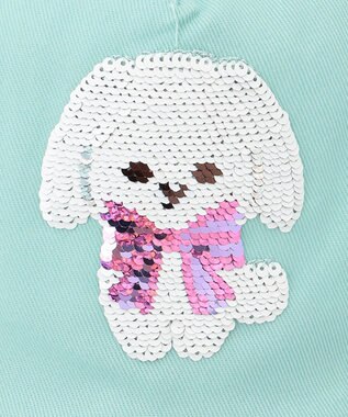 ANY KIDS ミラクルスパンコール メッシュ キャップ ミント