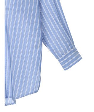 AMERICAN HOLIC イージーケア＋接触冷感　Ｗポケットシャツチュニック Stripe Navy