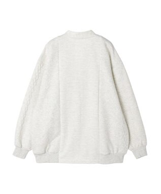 CRAFT STANDARD BOUTIQUE JQカット切り替えカーディガン2 Oatmeal