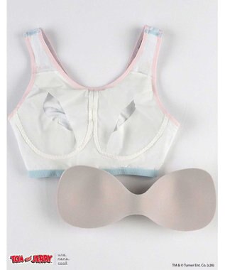 une nana cool トムとジェリー × une nana cool ナイトアップブラ サックス