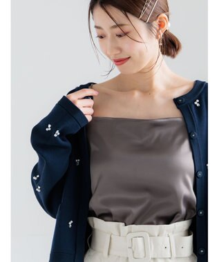Te chichi カットサテンカップ付きキャミソール《2026 spring catalog item》