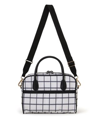 LeSportsac SQUARE TH CROSSBODY/アップタウンモノチェック/ブラック アップタウンモノチェック/ブラック