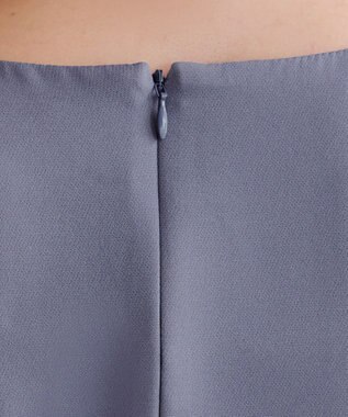 Tiaclasse L サイドベルトデザインワンピース ブルー