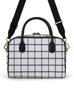 LeSportsac SQUARE TH CROSSBODY/アップタウンモノチェック/ブラック アップタウンモノチェック/ブラック