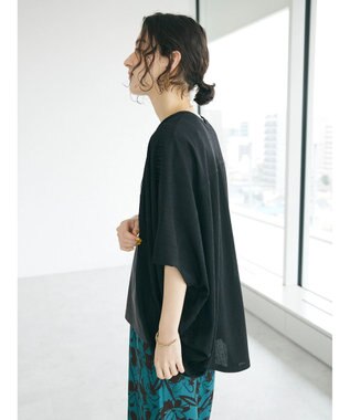 CRAFT STANDARD BOUTIQUE ランダムテレコモモンガカーディガン Black