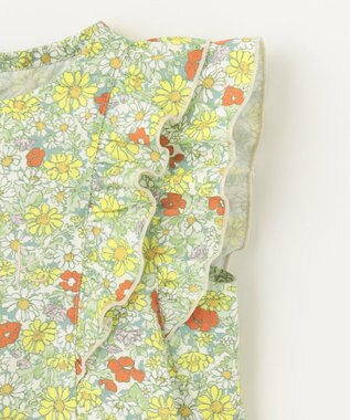組曲 KIDS 【80-90cm】マーガレットガーデン セットアップ イエロー系5
