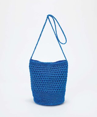 TOPKAPI 【TREASURE TOPKAPI】メタリック ラウンド ミニ ショルダーバッグ ブルー