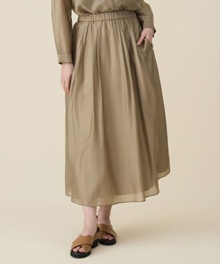 自由区 S エアリーローンプレーン スカート