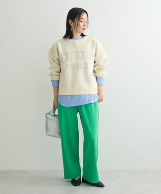 Green Parks カラーイージーパンツ Green