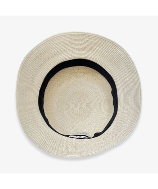 林八百吉商店 un chapeau  リネンブレードハット ホワイト