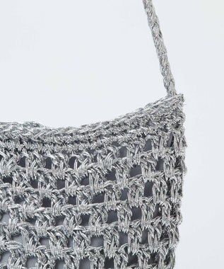 TOPKAPI 【TREASURE TOPKAPI】メタリック ラウンド ミニ ショルダーバッグ シルバー