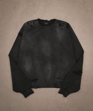 WEGO ショートダメージプルオーバー ブラックその他