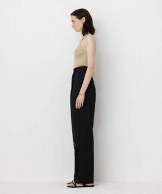 NAVE 【Nave・セットアップ可】ウールポリエステルツイルパンツ ブラック系