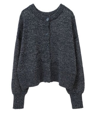 Green Parks ２ｗａｙ　スパンコールニットプルオーバー Navy