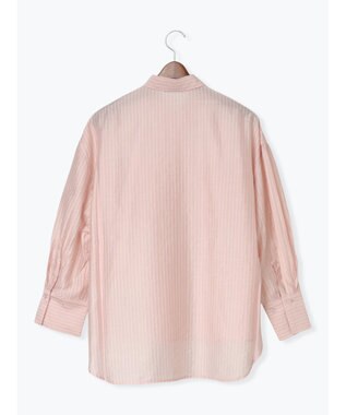 Te chichi シアーストライプシャツ ピンク