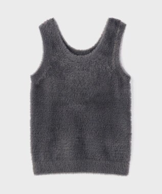 GRACE CONTINENTAL オフタートルニットトップ グレー