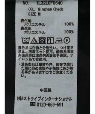 earth music&ecology タックショートパンツ Gingham Check