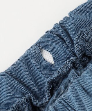 ANY KIDS 【洗濯機可能/接触冷感】ひんやり カットソーパンツ デニム