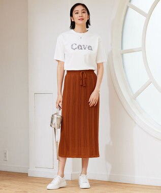 自由区 L 【カタログ掲載・WEB限定カラーあり・洗える】cava Tシャツ オフ