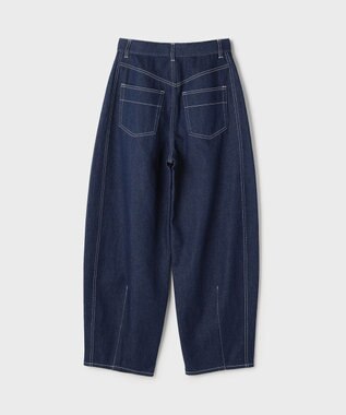 GRACE CONTINENTAL サイド切替バレルパンツ インディゴ