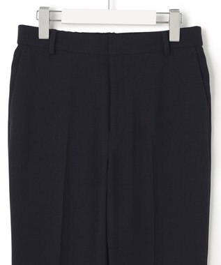 23区 L 【セットアップ対応/洗える】合繊 セットアップ テーパードパンツ ネイビー系