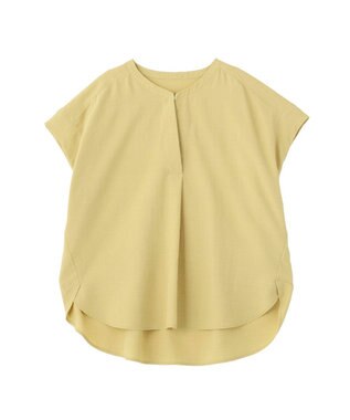 YECCA VECCA 【マシンウォッシャブル】サラサラスキッパーブラウス Yellow