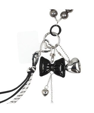 UNBILLION カシュカシュ cachecache / リボンチャーム ブラック