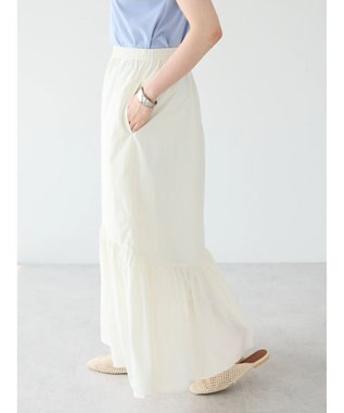 CRAFT STANDARD BOUTIQUE ティアードフレアスカート Ivory