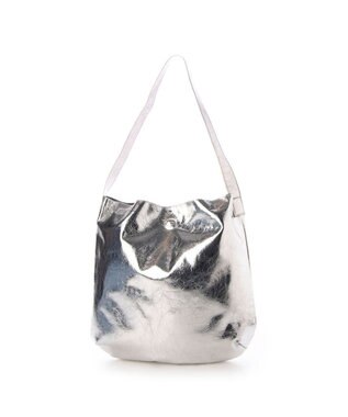 UNBILLION カシュカシュ cachecache / クラッシュメタリック2wayホーボーショルダー シルバー