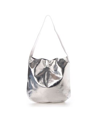 UNBILLION カシュカシュ cachecache / クラッシュメタリック2wayホーボーショルダー シルバー