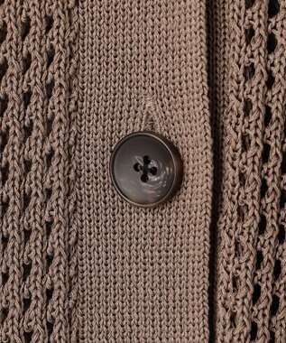 uncrave メッシュニット カーディガン トープ