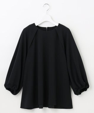 UNFILO 【セットアップ対応/ストレッチ】BEAUTY MOVE ブラウス ブラック