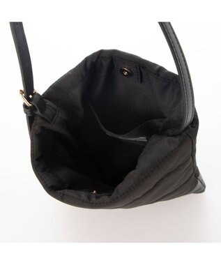 UNBILLION カシュカシュ cachecache / キルティングベルトハンドルミニトート ブラック