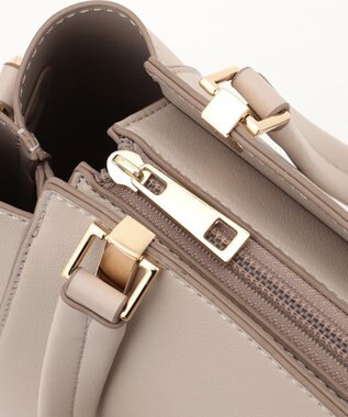 ANY SIS 【2WAY】ノーブルミディトート バッグ ベージュ