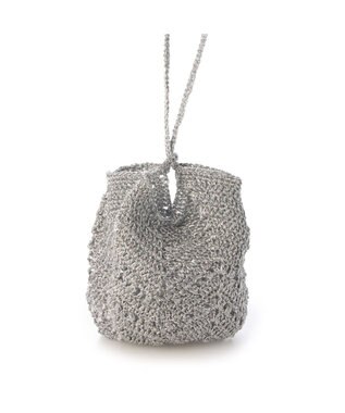 UNBILLION カシュカシュ cachecache / メタリック糸手編みポシェット