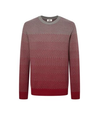 DAKS 【DAKS GOLF】グラデーションパターンニット