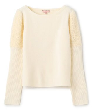 TOCCA 【洗える】CREAM PUFF KNIT ニットプルオーバー オフ系