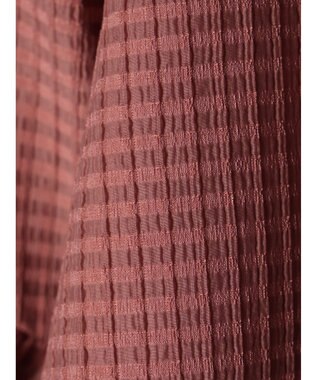 Green Parks ■ＥＳＣＡＲ　２ｗａｙ　シアーギンガムプルオーバー Dark Pink