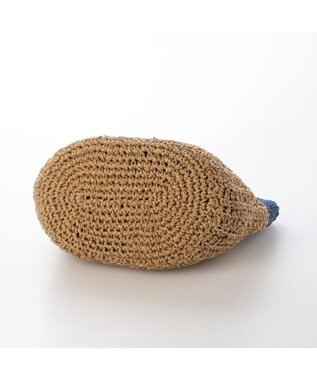 UNBILLION カシュカシュ cachecache / 切り替え編みクロッシェ2wayミニトート ブルー