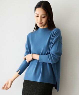 自由区 L 【SHIHOさん着用】ウールハイゲージモックネック ニット