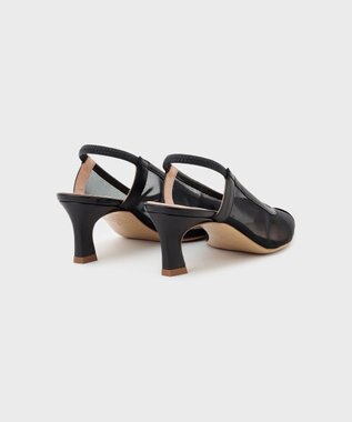 GRACE CONTINENTAL FABIO RUSCONI メッシュヒール ブラック