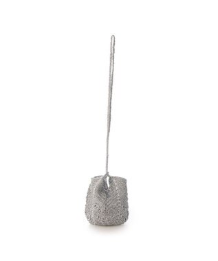 UNBILLION カシュカシュ cachecache / メタリック糸手編みポシェット シルバー